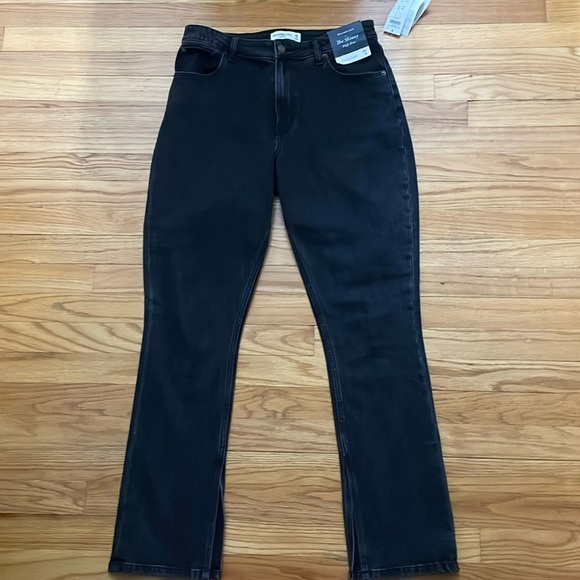 Abercrombie & Fitch The Skinny High Rise Curve‎ Love Jeans Split Hem29/8 B1 - Picture 3 of 8
